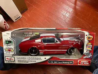 Maisto Tech 1:12 1967 Ford Mustang GT Radio Control New In Box • $103.95