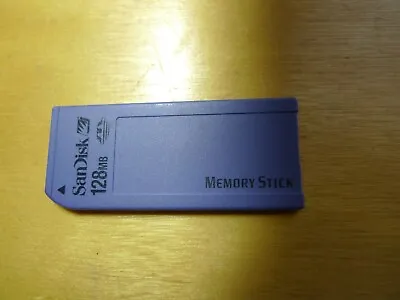 Mint Condition SanDisk 128MB Memory Stick Card SDMS-128 NON-PRO For Sony Camera • $24.99