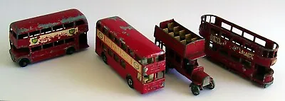 £5.99 • Buy Three Lesney Matchbox Buses And A Tram