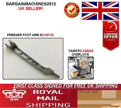 Yamato Az6020 Overlock Presser Foot Arm 2150730  Industrial Sewing Machine Part  • £19.99