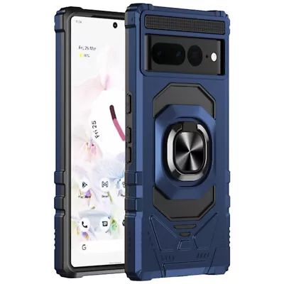 Robotic Series Dual Layer Hybrid Case With Ring Grip For Google Pixel 7 Pro - • $8.99