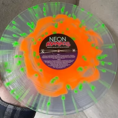 NEON MANIACS Colored Vinyl Variant #d Horror Soundtrack Kendall Roclord Schmidt  • $40