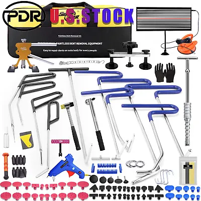 120pcs PDR Dent Repair Kit Paintless Dent Removal Tools Dent Puller Kit For Car • $162.99
