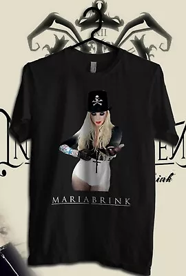 New ITM Maria Brink Black Front Back T Shirts Coton Gildan Heavy Cotton USA. • $30