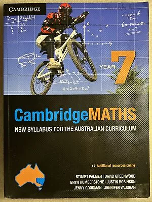 Cambridge Maths Year 7 - NSW Syllabus For The Australian Curriculum + Access Cod • $75