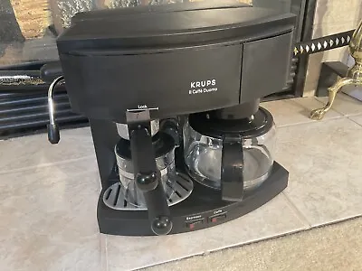 $109 • Buy Krups 985 II Caffe Duomo Espresso & Coffee Maker 6 Cup Carafe