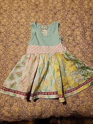Matilda Jane Dress Girls 2 Floral Sash Bow • $5