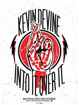 $24.99 • Buy Kevin Devine + Into It Over It February 2015 Limited Edition Gig Poster