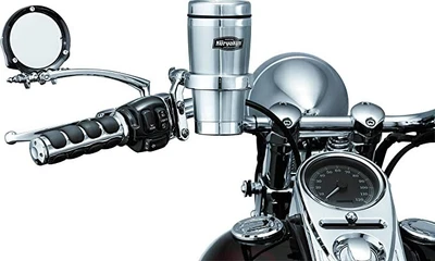 $49.95 • Buy *New - Kuryakyn Chrome Universal Drink Holder W/Stainless Steel Mug 1463