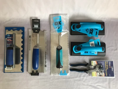 £40 • Buy Tiling Tools 'Bundle' Notch Trowels - Grout Floats - Tile Cutter