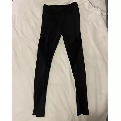 Black Workout Leggings Mesh Sides • $5