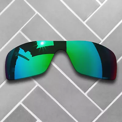 Polarized Jade Green Mirrored Sunglasses Replacement Lenses For-Oakley Batwolf • $10.59