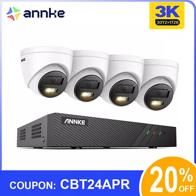 ANNKE 5MP Home Surveillance CCTV PoE Security Camera System 8 Channel NVR • $429.99