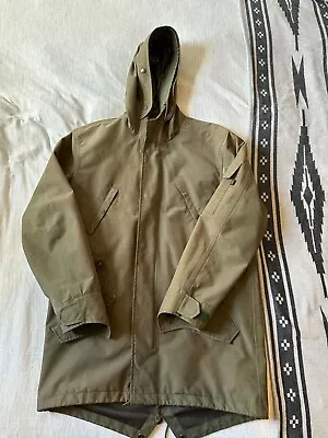 Alpha Industries X Ace Hotel Waterproof Fishtail Parka M-65 Jacket Size Small • $150