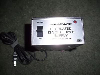 Vintage Radio Shack Micronta Regulated 12 Volt Power • $28.95