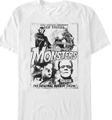 Universal Monsters T Shirt Any Size Youth Or Adult Dracula Frankenstein Mummy • $15.75