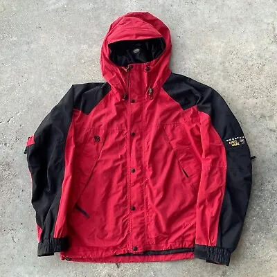 Mountian Hardwear Conduit Red/Black Shell Parka Jacket Mens XL Gorpcore Rain • $119.96