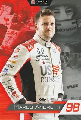 2019 Marco Andretti US Concrete Honda Dallara Indy Car Hero Card • $4.99