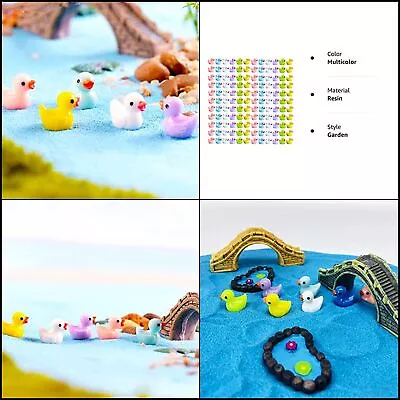 110 Mini Resin Ducks: Perfect For Fairy Gardens And Miniature Figures! • $13.34