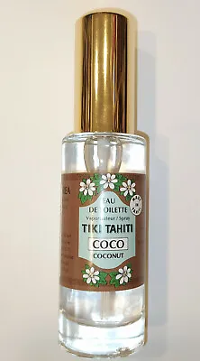 Monoi Tiki Tahiti Eau De Toilette Coco Coconut Perfume Leaves Sweety Scent 30ml • £18.50