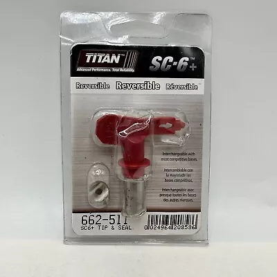 Titan SC-6+ Reversible Sprayer Tip 5000 PSI 662-511 • $11.70