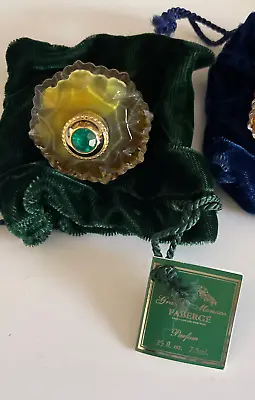 Faberge Grace De Monaco Parfum 7.5 Ml Splash Crystal Cut Diamond Bottle NEW  • $65