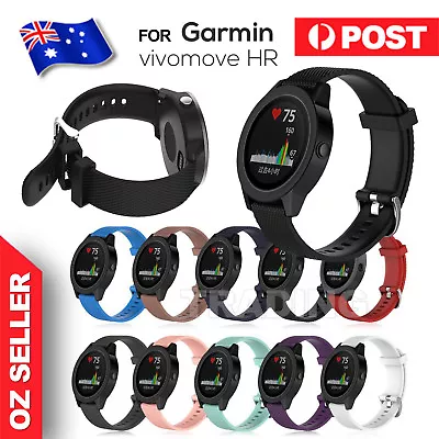 Replacement Wrist Band Silicone Band Strap For Garmin Vivomove HR / Vivoactive 3 • $6.45