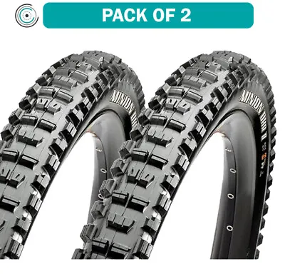 Pack Of 2 Maxxis Minion DHR II TERRA/EXO/TR Tires 29x3.0 Tubeless TPI 65 Bk/Blk • $194