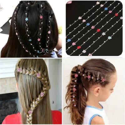 £2.77 • Buy Tool Glitter Headwear Hair Braid Extension Rhinestone Jewelry Hair Chain