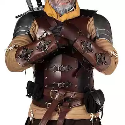 Medieval Knight Costume Steampunk Cosplay Outfit Vest Coat Carnival Props • $90.59