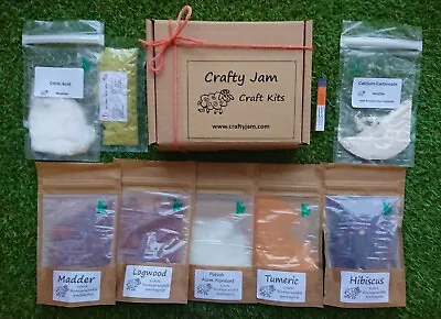 Crafty Jam Natural Dyeing 'Experimenter's' Starter Kit For Natural Fibres 100g • £25