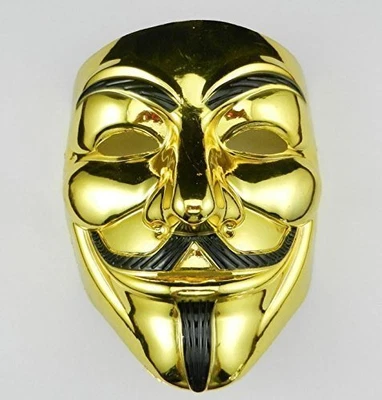 $20.75 • Buy VIP Gold Version V For Vendetta Mask/Anonymous/Guy Fawkes Mask Mask 