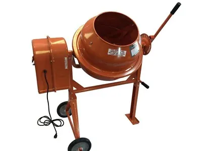 3-1/2 Cubic Ft. Portable Electric Steel Cement Mixer Machine 1/3HP Mixing Mortar • $299