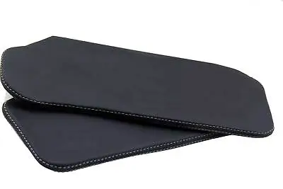 Fits 93-02 Chevrolet Camaro Firebird Vinyl Sunvisor Set Black CoversGray Stitch • $38.99