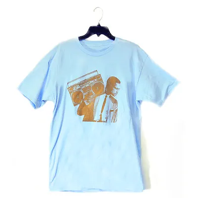 Malcolm X By Any Means Necessary Hip Hop Fashion Festival Boombox Radio Tee • $23.50