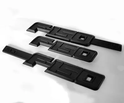 3x OEM F150 Badge Fender Emblems F 3D Rear Fits F-150 XLT 9L3Z16720CB Black • $33.76