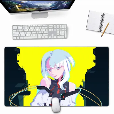 $17.99 • Buy Anime Cyberpunk Edgerunners 2077 Lucy Mouse Pad Mat Large Desk Keyboard Play Mat