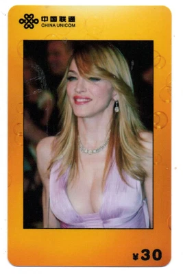 £1.75 • Buy China: Phone Card - Madonna Louise - Sexy Girl - US Singer/203