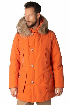 £435 • Buy ❤️WOOLRICH Down Parka Jacket Size XL Goose Down Fur Trim Coat XXL ARCTIC RRP£895