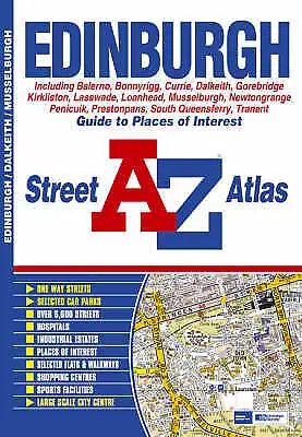 Edinburgh Street Atlas-Great Britain-Paperback-184348305X-Very Good • £3.49