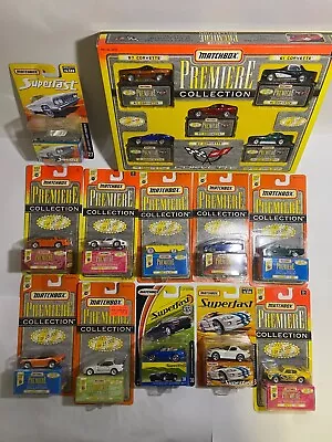 Large Lot 16 Matchbox Super Fast And Premiere Collection Die Cast Cars New 90s • $12.50