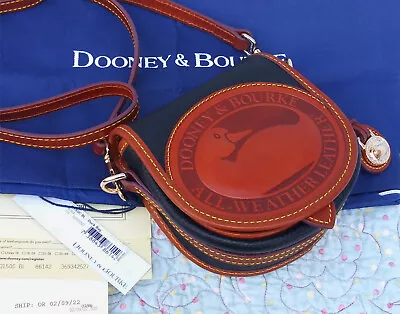 Dooney & Bourke Big Duck 2 Crossbody Shoulder Bag ~ NWT ~ Black And Tan • $78.88