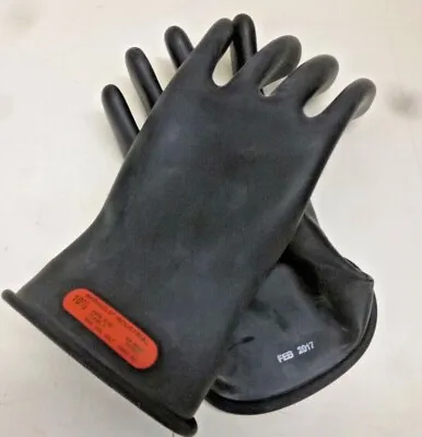 NEW!! MARIGOLD Black Electrical Gloves 0 Class Size 10.5 CLASS 0 B 11 • $20