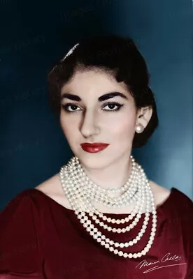 8x10 Print Maria Callas Beautiful Portrait #MCAG • $15.99