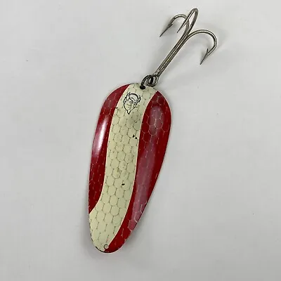 Vintage Lou Eppinger Husky Devle Fishing Spoon Lure Large 3.3 Oz Metal • $21.24