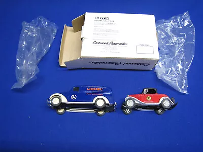 Lionel Eastwood 1938 Plant Maintenance Truck & 1932 Fire Dept. Car - Ertl - F085 • $13.99