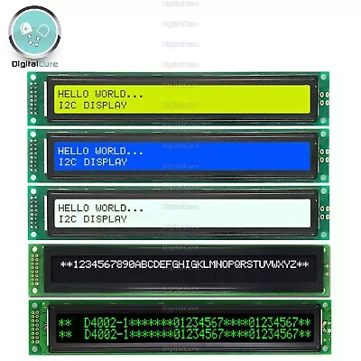 LCD 4002 Display 40x2 5V STN Backlight With I2C Module For Arduino Raspberry Pi • £18.89