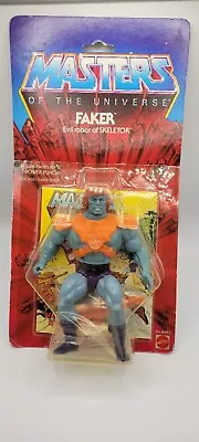 Vintage MOTU 8 Back Faker MOC He-Man Masters Of The Universe Sealed • $3699