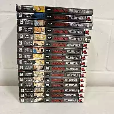 Full Metal Alchemist English Anime Manga Books Set 1-16 • $109.49