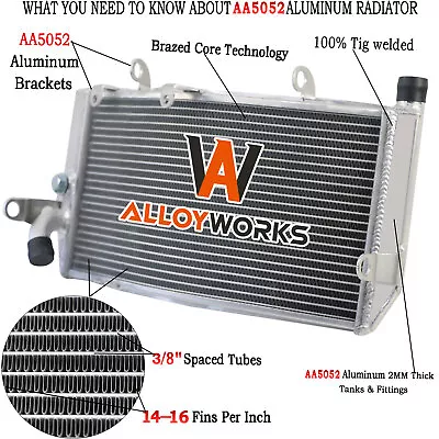 Aluminum Motorcycle Radiator For 1995-1998 96 97 Honda CBR600 CBR 600 F3 • $69